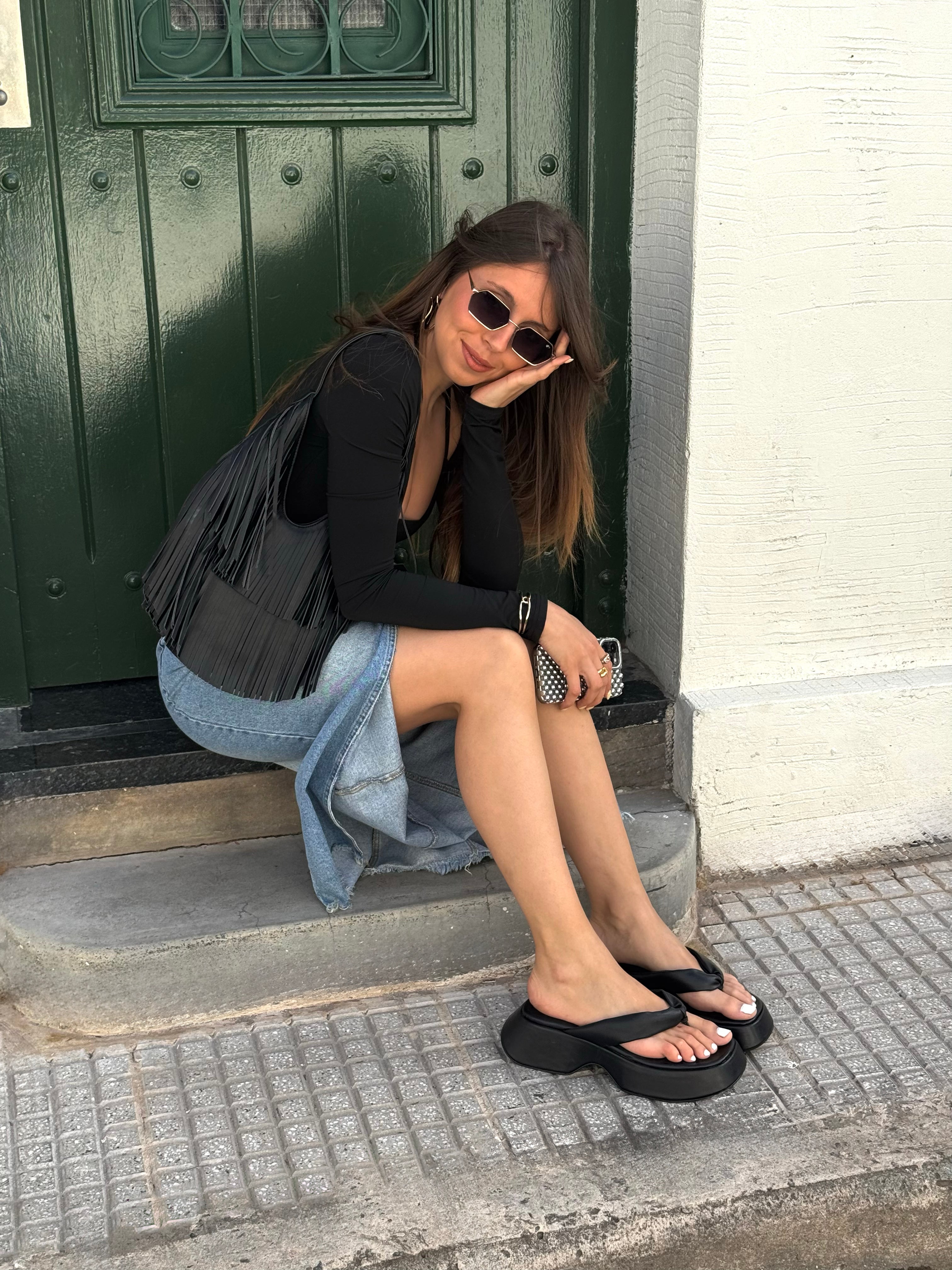 SANDALIA DICOMO NEGRO