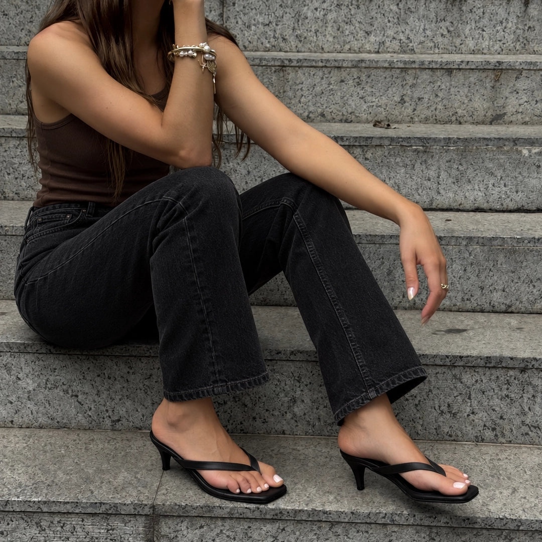 SANDALIA HOT CAPRI NEGRO
