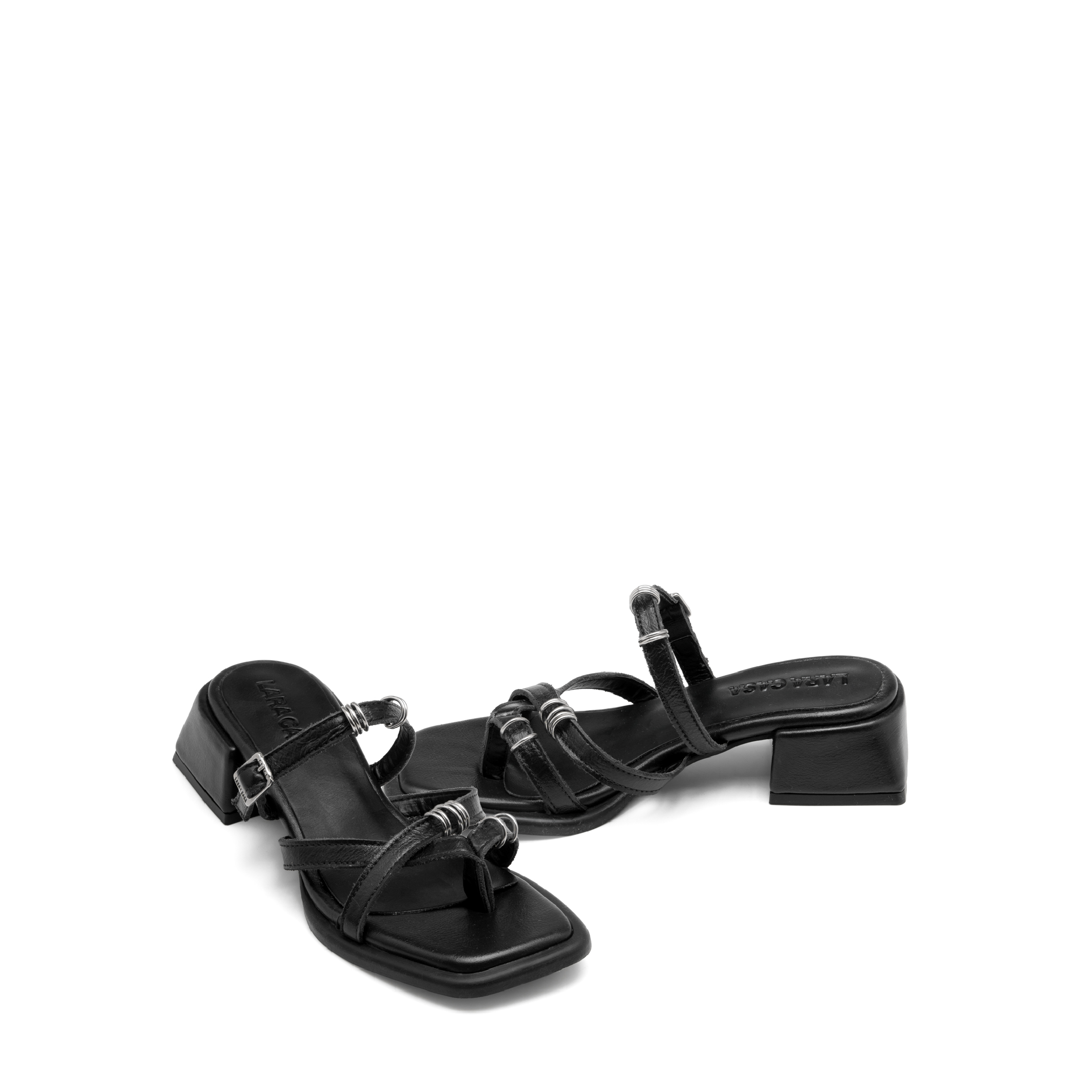 SANDALIA AMALFI NEGRO