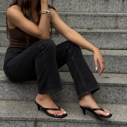 SANDALIA HOT CAPRI NEGRO