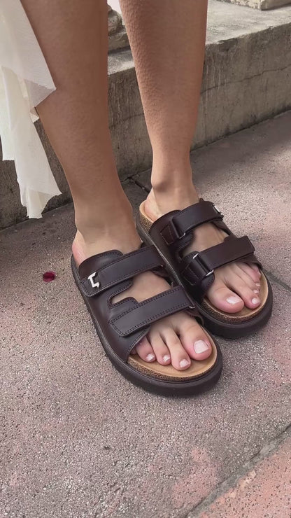 SANDALIA POSITANO CHOCO