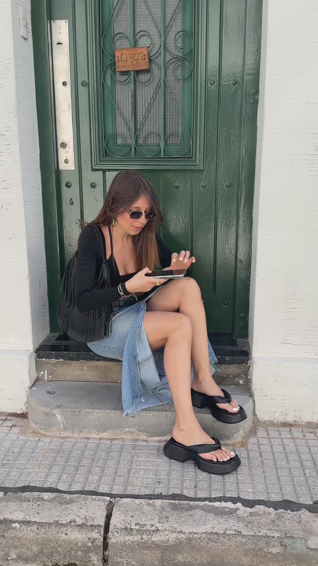 SANDALIA DICOMO NEGRO