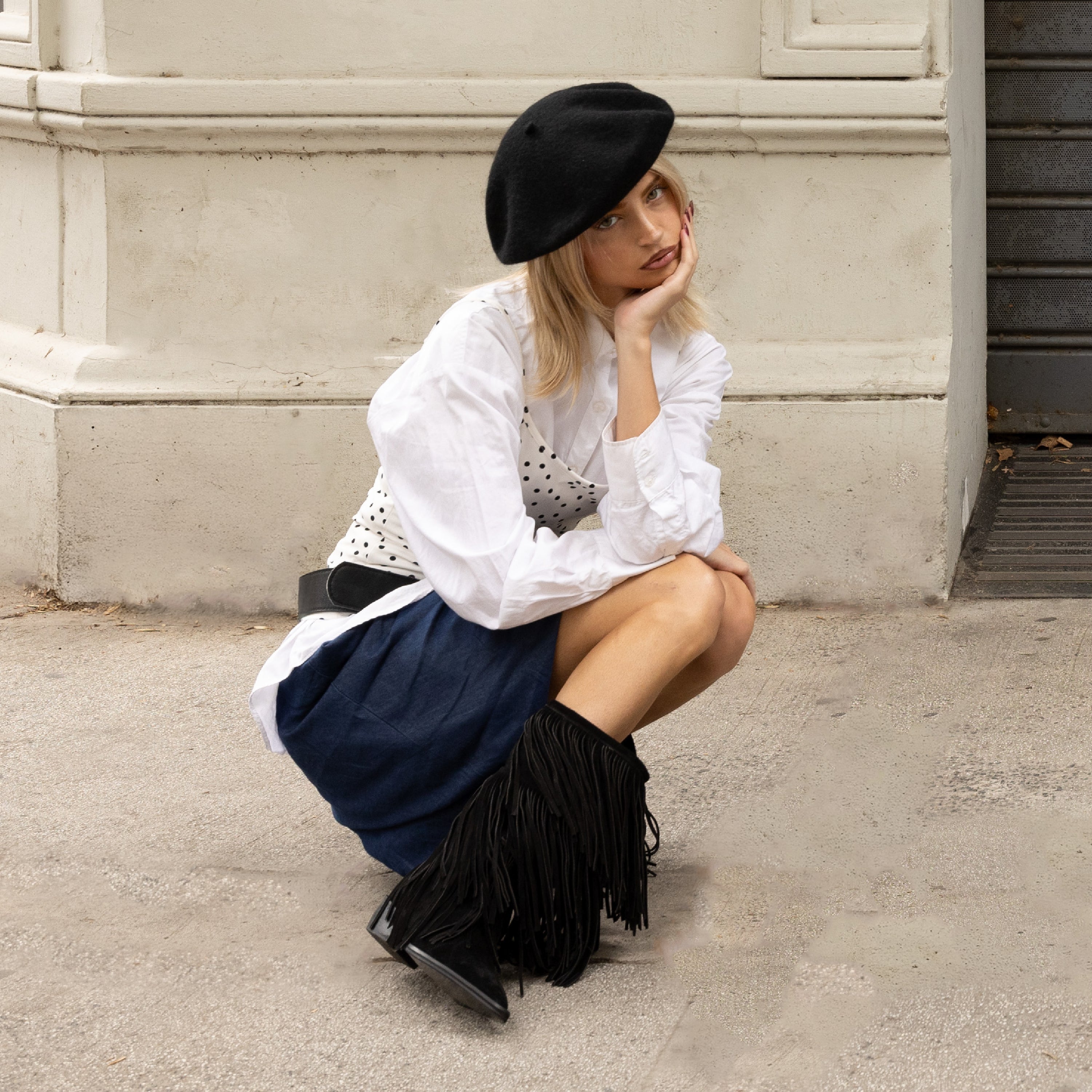 BOTA BANGS NEGRO